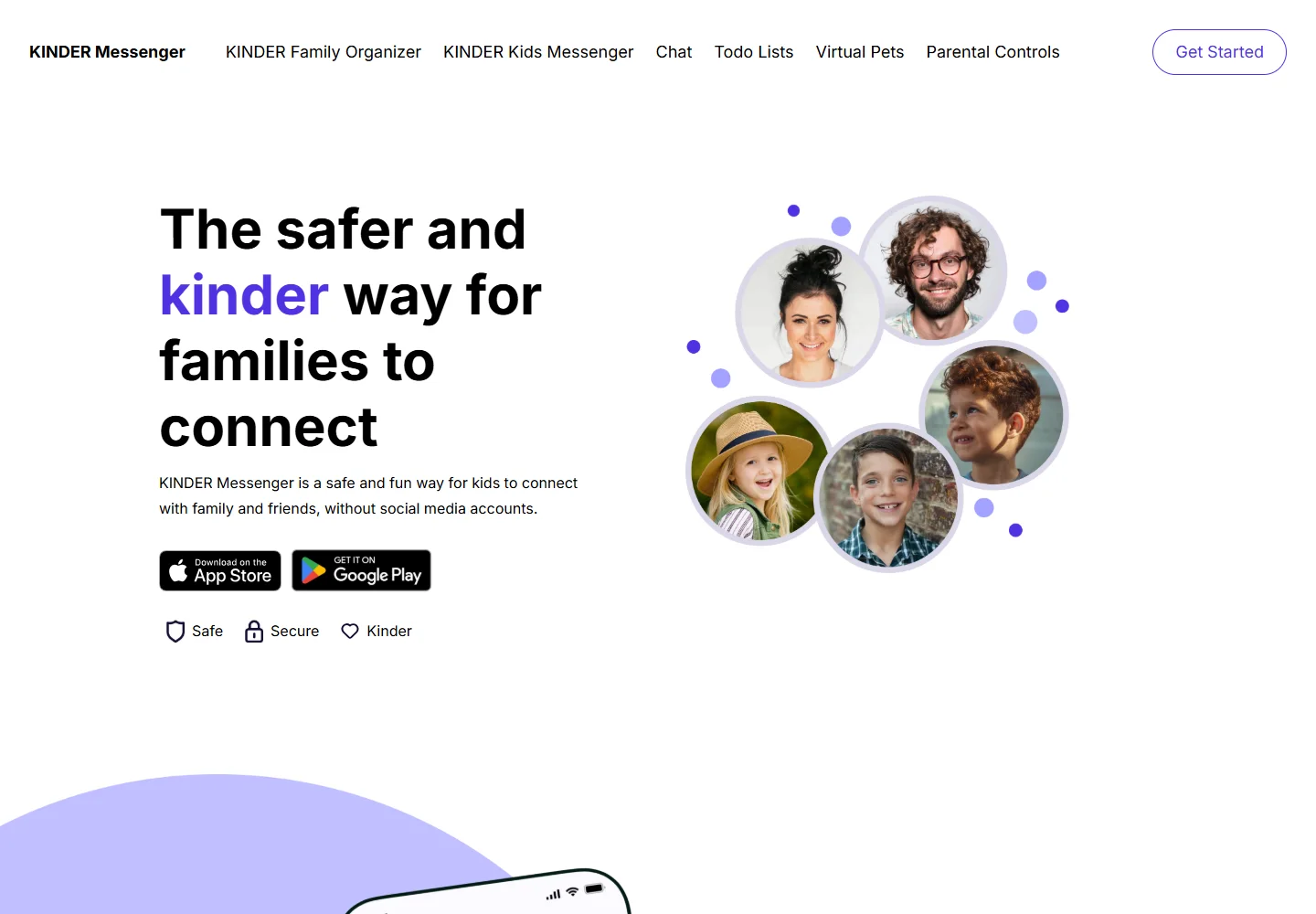 Kinder Messenger, Kids App preview
